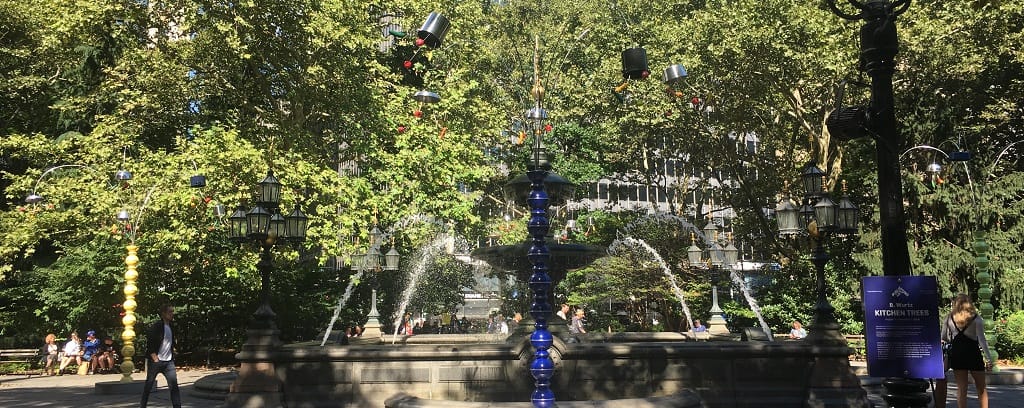 Photo of City Hall Park Art Installation
