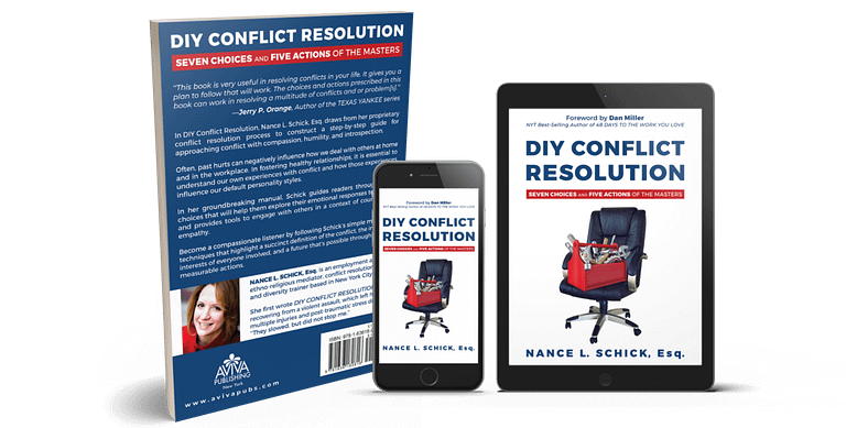 Photo of Nance L. Schick's DIY Conflict Resolution book