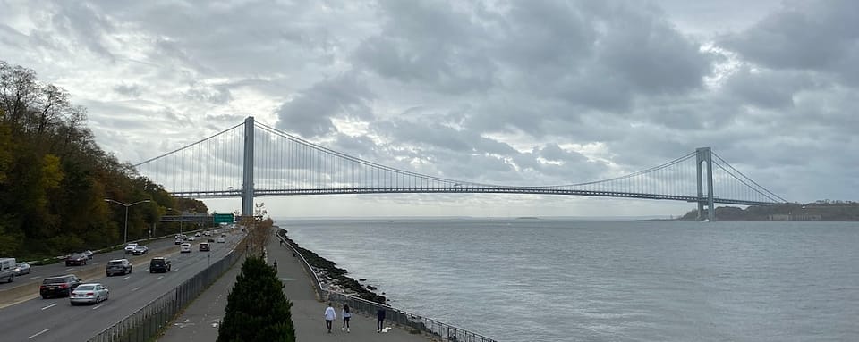 Photo of Verrazano Bridge from Bay Ridge (Brooklyn)